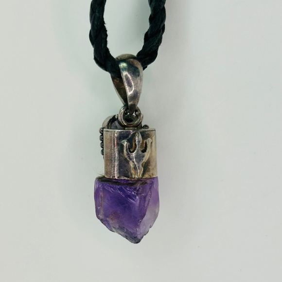 Handcrafted 925 Sterling Silver Genuine Amethyst jewelry, - Picture 7 of 9